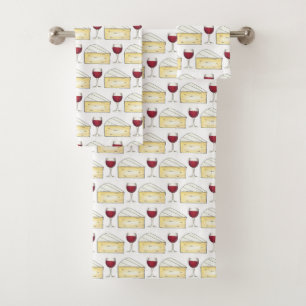 Vin rouge et fromage brique Merlot Cabernet Glass 