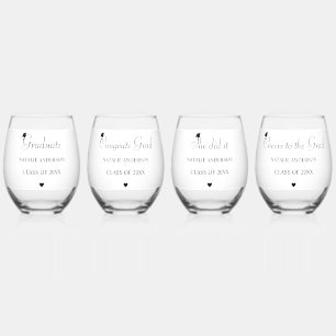 Vin Sans Pied Ensemble de verre à boire personnalisé pour la pro