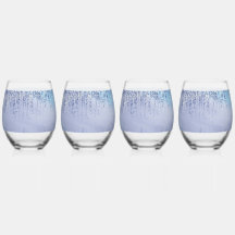 Verre à boire avec éclaboussures de peinture abstr