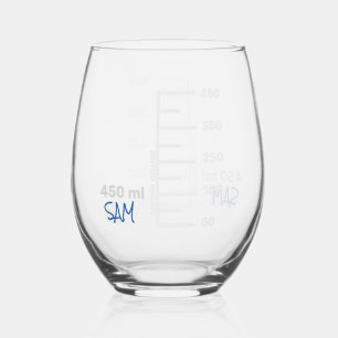 Vin Sans Pied Verre à Chimie Personnalisé en Verre Bêcher Labora