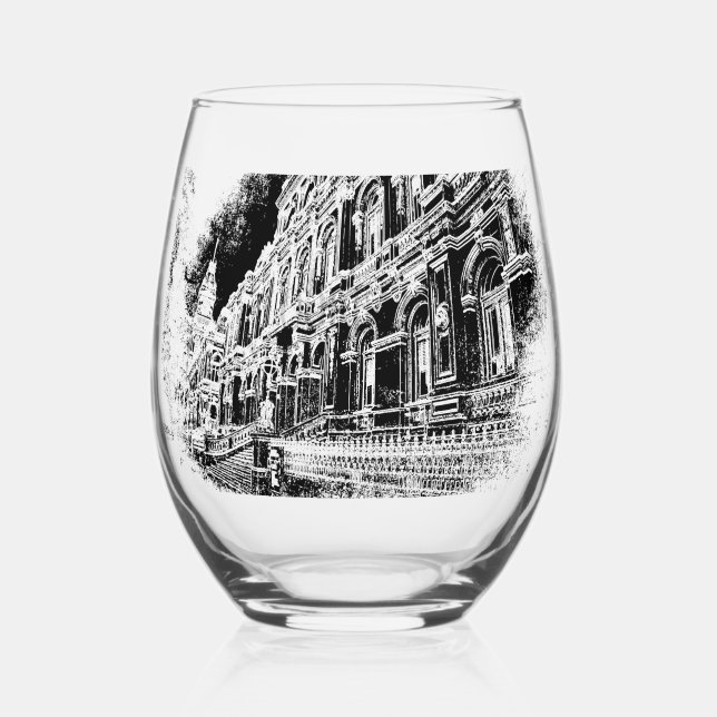 Vin Sans Pied Verre de la trousse à boissons (Recto)