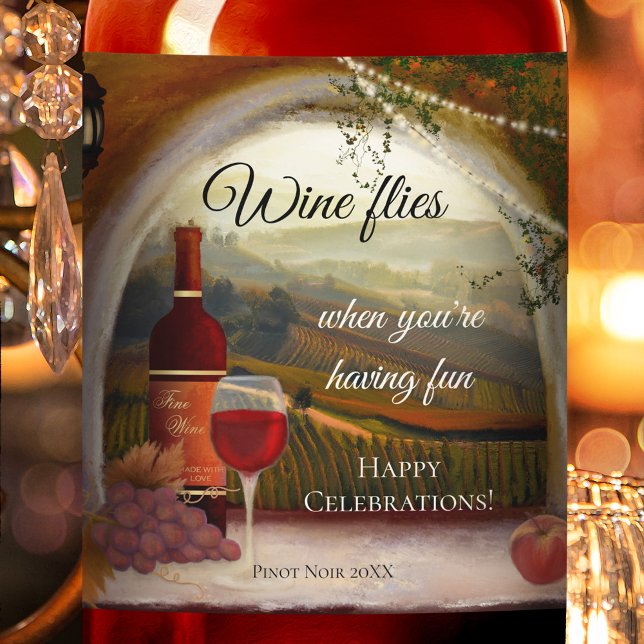 Vin toscan Art italien Étiquette (Créateur téléchargé)