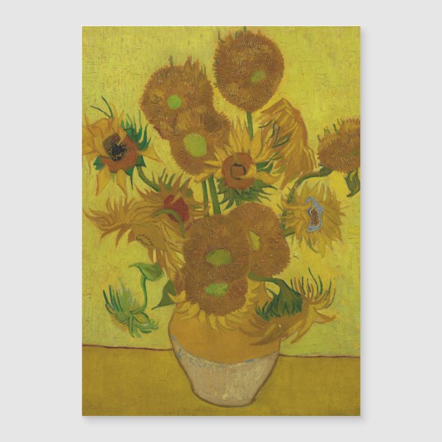 Vincent Van Gogh 15 Peinture de tournesols (Devant)