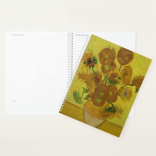 Vincent Van Gogh 15 Tournesols Peinture (Devant avec enveloppe)