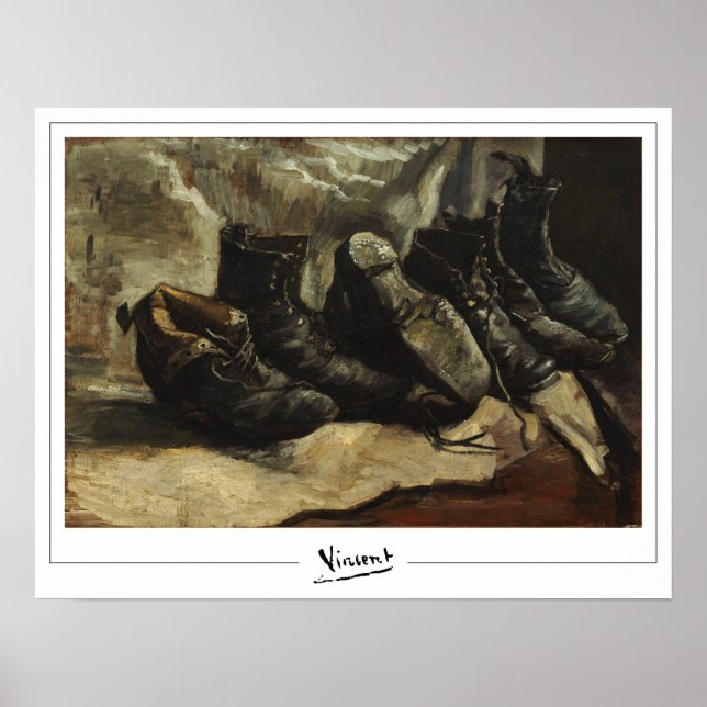 Vincent Van Gogh Affiche d'art de Zedign #17 (Devant)
