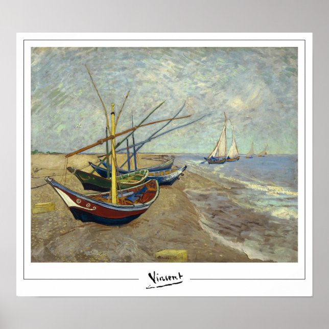 Vincent Van Gogh Affiche d'art de Zedign #38-2 (Devant)