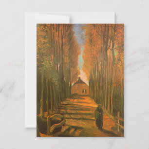 Vincent van Gogh - Allée de peupliers en automne