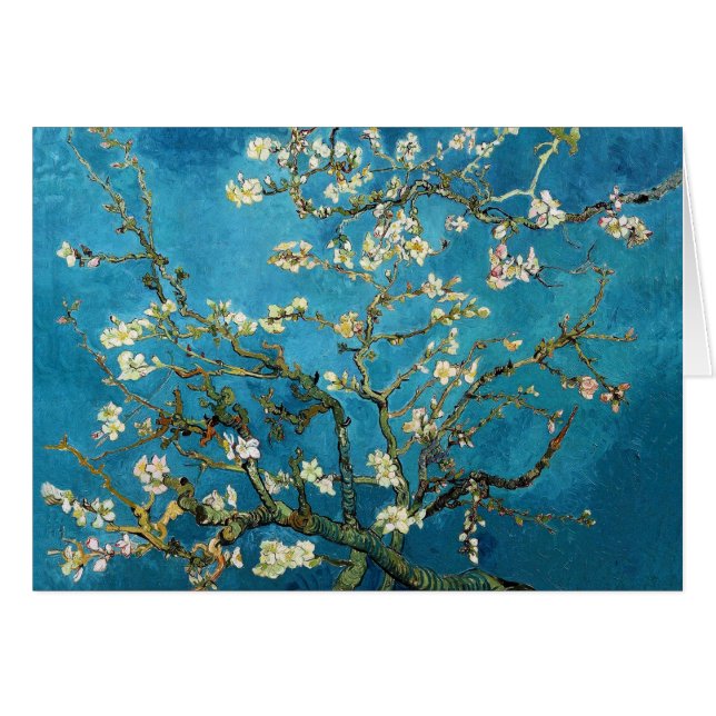 Vincent van Gogh, Arbre aux amandes en fleurs (Devant horizontal)