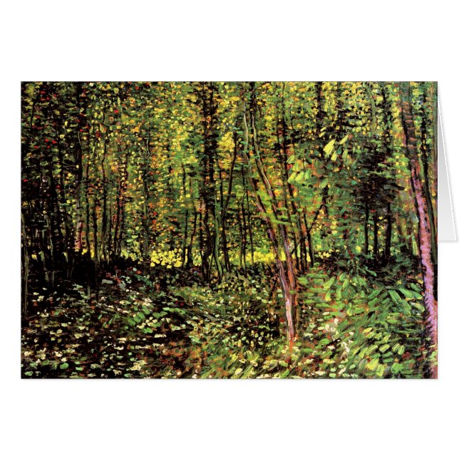 Vincent Van Gogh - Arbres et sous-bois Beaux-Arts (Devant horizontal)