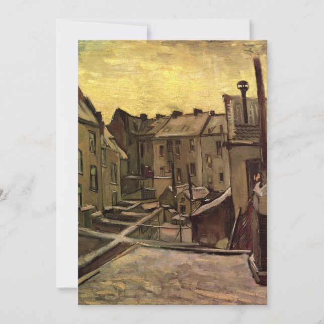 Vincent van Gogh, Arrières-cours de vieilles maiso (Devant)