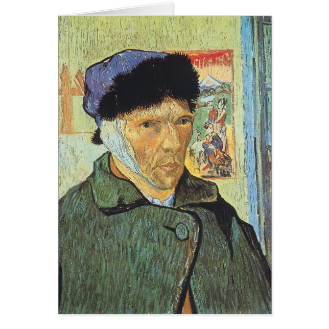 Vincent van Gogh - Autoportrait avec oreille dérob (Devant)