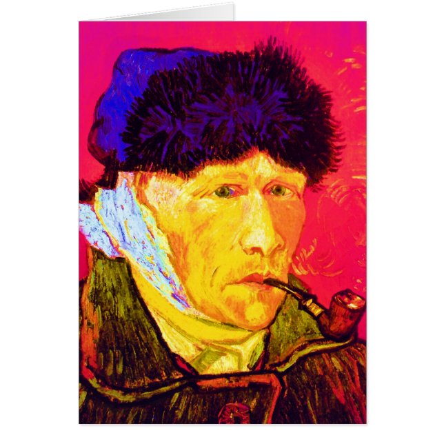 Vincent Van Gogh - Autoportrait Bandage Pop Art (Devant)