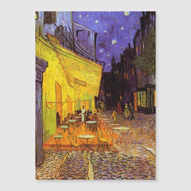 Vincent Van Gogh Café Terrasse Au Night Fine Art (Devant)