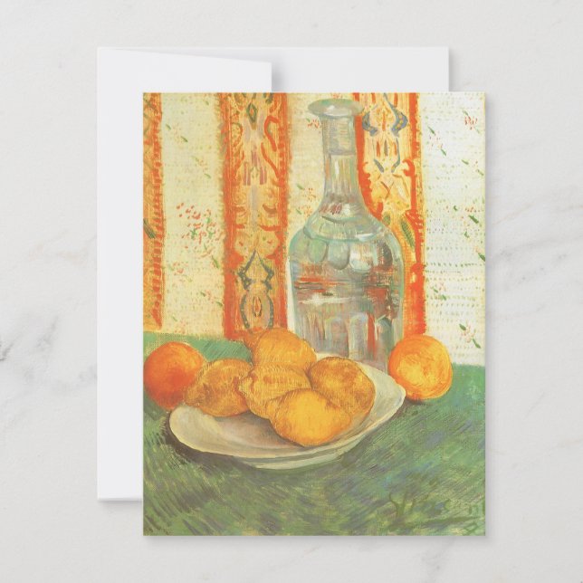 Vincent van Gogh - Carafe et citrons sur une assie (Devant)