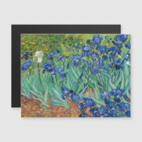 Vincent Van Gogh - Carte magnétique Irises