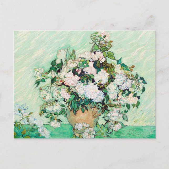Vincent van Gogh Carte postale Peinture Rose (Devant)