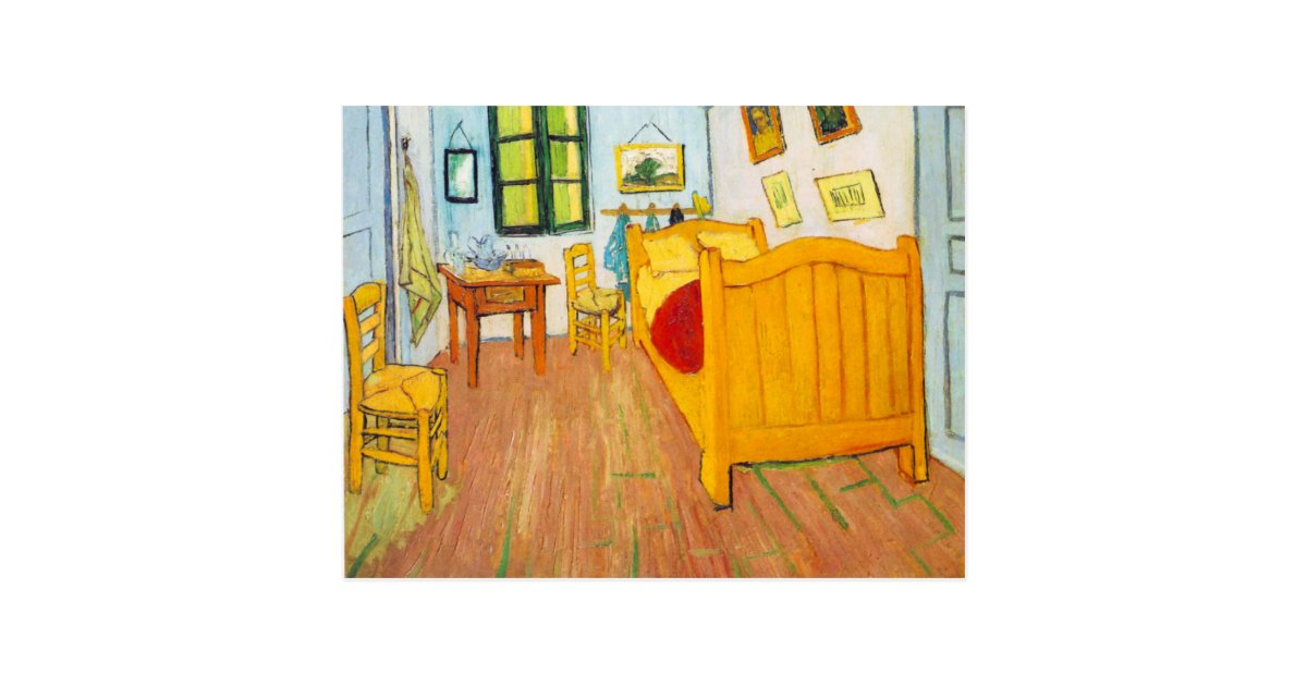 Vincent Van Gogh Chambre A Coucher En Carte Zazzle Fr