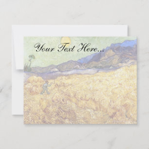 Vincent Van Gogh - Champ de blé avec faucheuse et