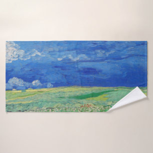 Vincent van Gogh - Champs de blé sous des nuages o