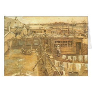 Vincent van Gogh - Chantier de charpentier et buan