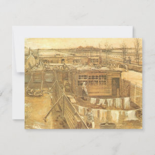 Vincent van Gogh - Cour de charpentier et lessive