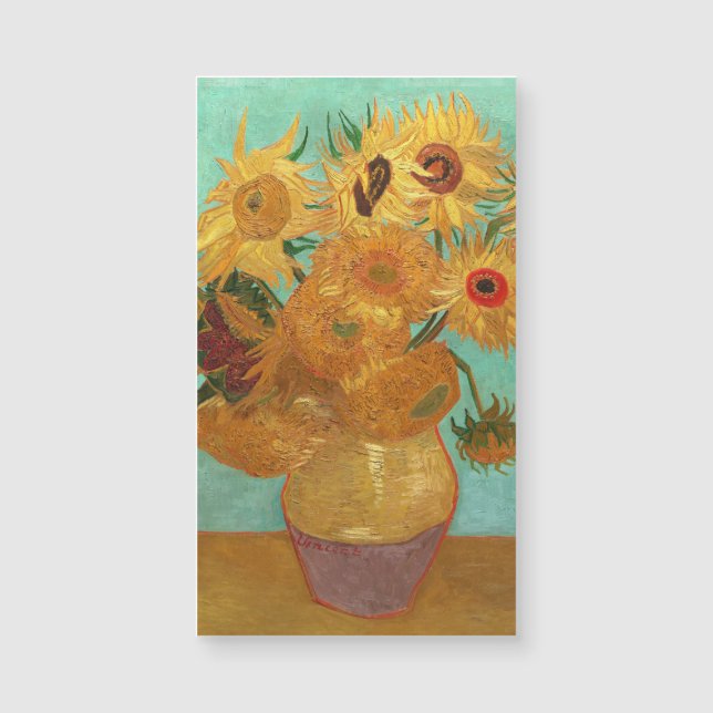 Vincent Van Gogh Douze Tournesols Dans Un Vase (Devant)
