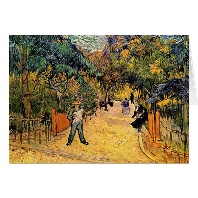 Vincent van Gogh - Entrée du Parc Public, Arles (Devant horizontal)