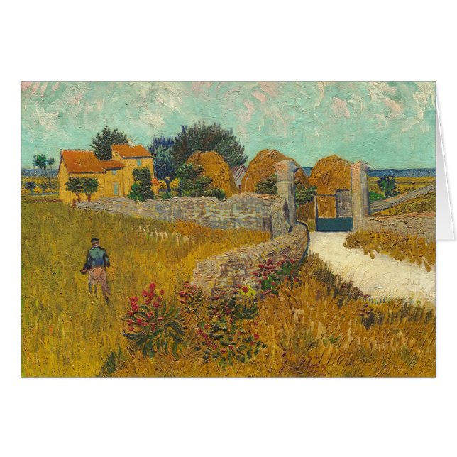 Vincent van Gogh | Ferme en Provence, 1888 (Devant horizontal)
