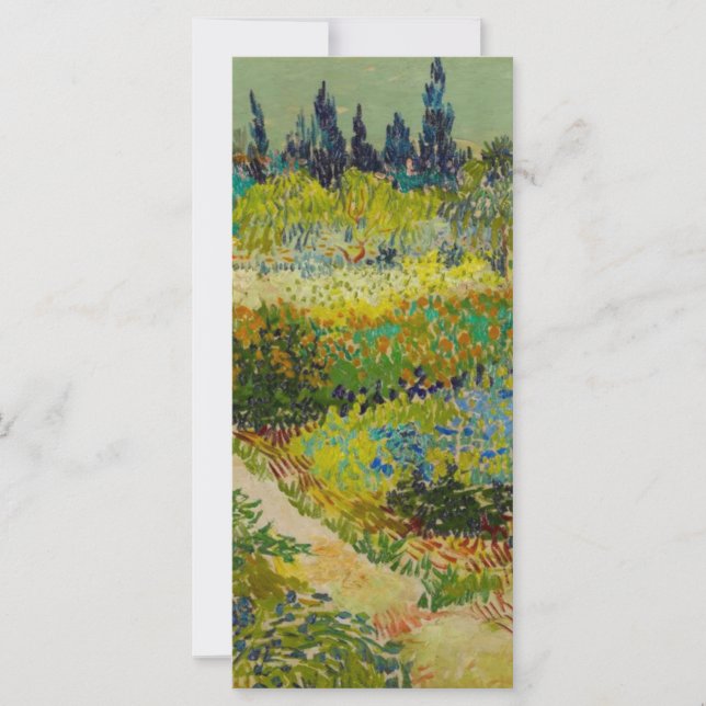 Vincent Van Gogh Garden à Arles Card (Devant)
