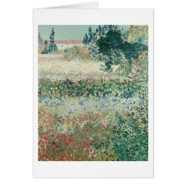 Vincent van Gogh | Garden in Bloom, Arles, 1888 (Devant)