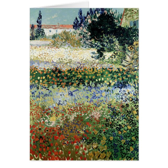 Vincent van Gogh | Garden in Bloom, Arles, 1888 (Devant)