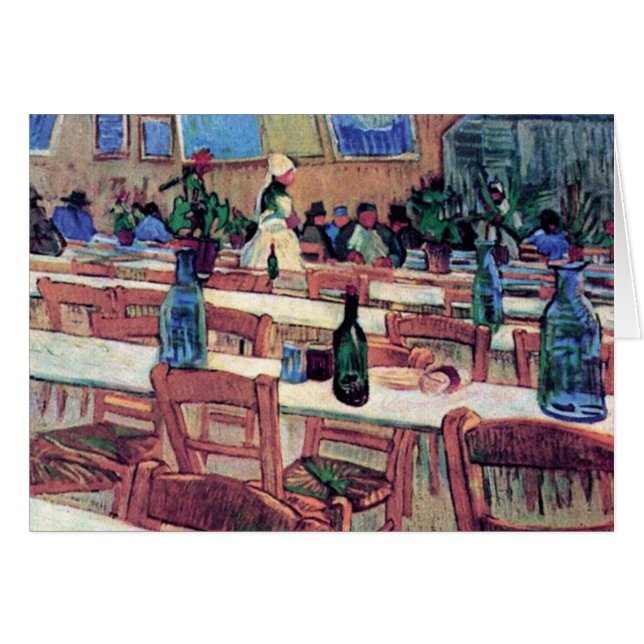 Vincent Van Gogh - Intérieur d'un restaurant (Devant horizontal)
