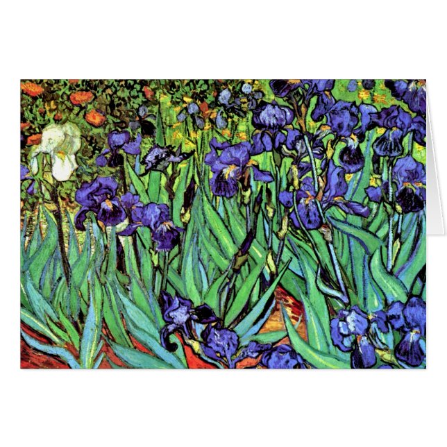 Vincent Van Gogh - Irises - Art de l'amour des fle (Devant horizontal)