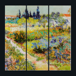 Vincent van Gogh - Jardin à Arles<br><div class="desc">Jardin d'Arles / Jardin fleuri avec sentier / Jardin d'Arles - Vincent van Gogh,  1888</div>