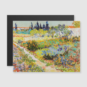Vincent van Gogh - Jardin à Arles Carte magnétique