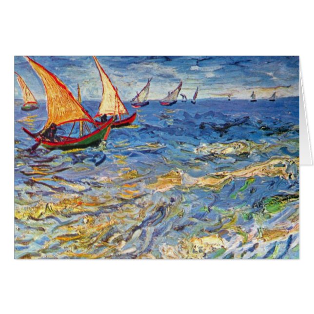 Vincent Van Gogh - La Mer à Saintes-Maries (Devant horizontal)