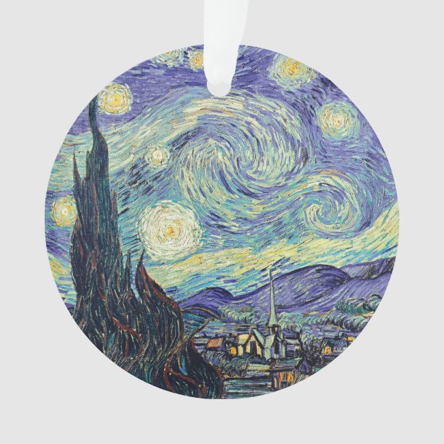 Vincent Van Gogh La Nuit étoilée (devant)
