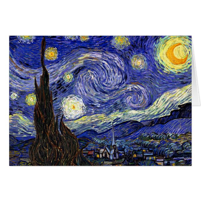 Vincent Van Gogh - La Nuit étoilée Beaux-Arts (Devant horizontal)