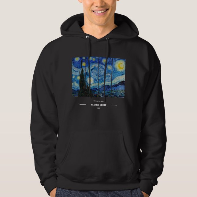 Vincent Van Gogh La Nuit Étoilée Sweat à Capuche (Devant)