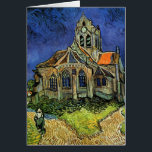 Vincent van Gogh - L'église d'Auvers<br><div class="desc">L'église d'Auvers (1890) de Vincent van Gogh est un Post impressionnisme vintage de peinture religieuse architecturale. Une femme se promenant le long d'un chemin vers la chapelle du village avec de beaux vitraux. Une scène architecturale de la vie quotidienne. À propos de l'artiste : Vincent Willem van Gogh (1853-1890) était...</div>