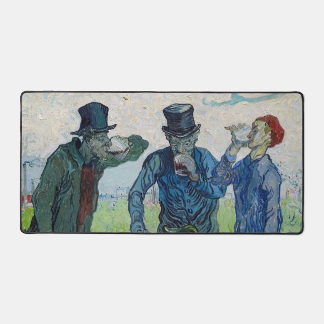Vincent van Gogh - Les Buveurs, d'après Daumier (Recto)
