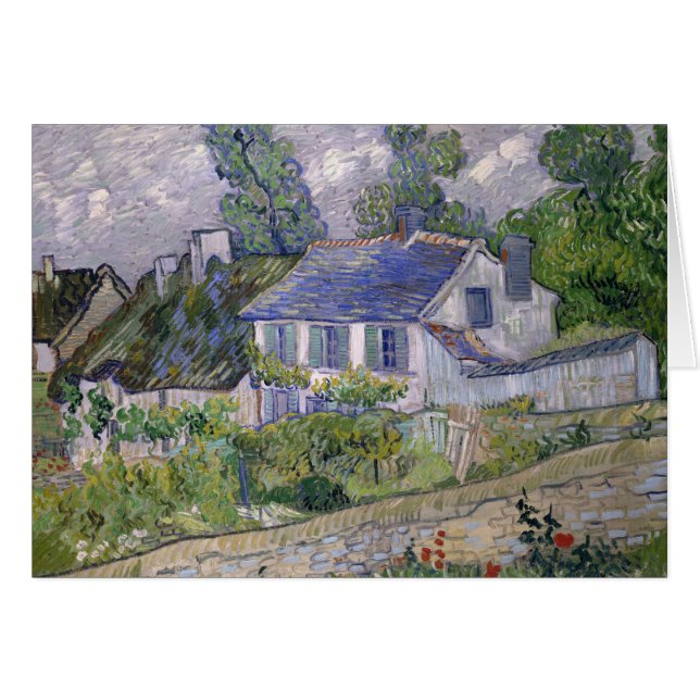 Vincent van Gogh - Maisons à Auvers (Devant horizontal)