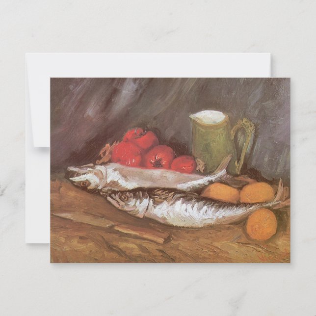 Vincent van Gogh - Maquereaux, citrons et tomates (Devant)