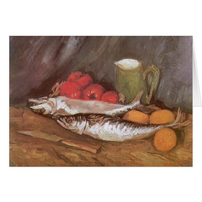 Vincent van Gogh - Maquereaux, citrons et tomates (Devant horizontal)