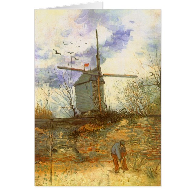 Vincent van Gogh - Moulin de la Galette, le moulin (Devant)