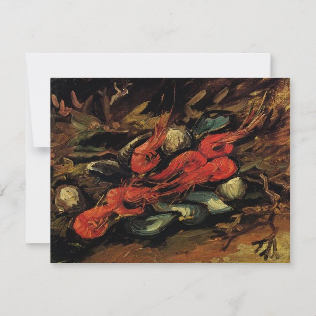 Vincent van Gogh - Nature morte Moules et Crevette (Devant)