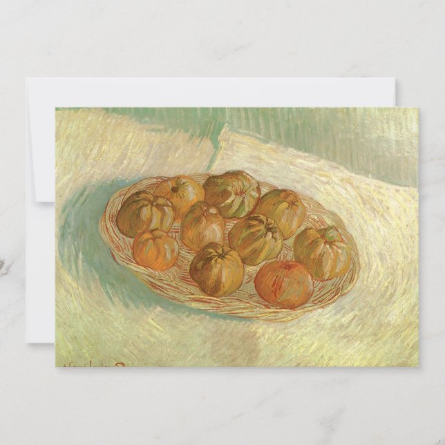 Vincent van Gogh - Nature morte - Panier de pommes (Devant)
