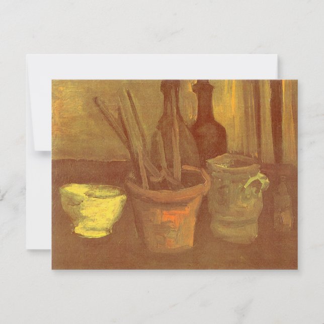 Vincent van Gogh - Nature morte Pinceaux dans un p (Devant)
