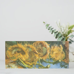 Vincent van Gogh - Nature morte : Quatre tournesol