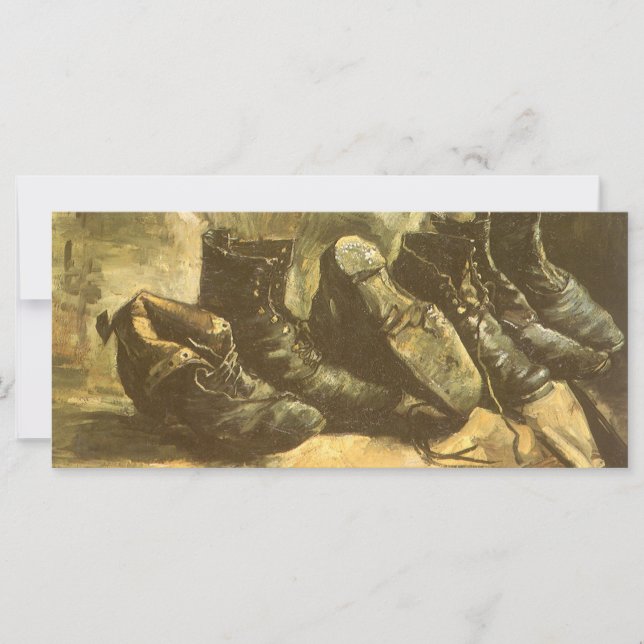 Vincent van Gogh - Nature morte Trois paires de ch (Devant)